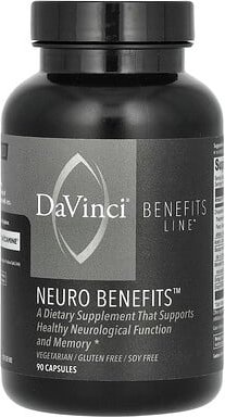 Thumbnail - DaVinci Laboratories, Benefits Line, Neuro Benefits, 90 Kapseln