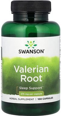 Swanson, Baldrianwurzel, 475 mg, 100 Kapseln