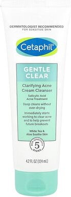 Cetaphil, Gentle Clear, klärender Akne-Creme-Reiniger, 124 ml (4,2 fl. oz.)