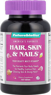 Futurebiotics, Hair, Skin & Nails®, 135 Tabletten