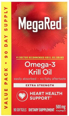 Thumbnail - Schiff, MegaRed®, Omega-3-Krillöl, 500 mg, 90 Weichkapseln