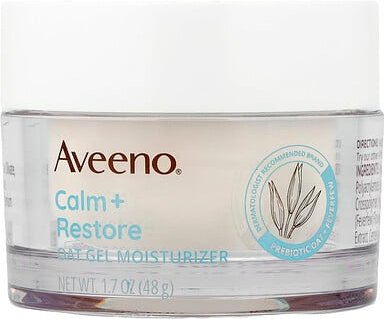 Aveeno, Calm + Restore, beruhigend + regenerierend, Feuchtigkeitspflege mit Hafergel für empfindliche Haut, ohne Duftsto...
