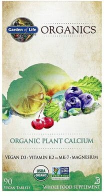 Garden of Life, My Kind Organics, Bio-Pflanzen-Calcium, 90 vegane Tabletten