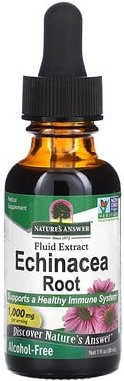 Thumbnail - Nature's Answer, Echinacea Root, Fluid Extract, flüssiger Echinacea-Wurzelextrakt, alkoholfrei, 1.000 mg, 30 ml (1 fl. o...