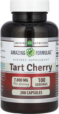 Amazing Nutrition, Tart Cherry, Sauerkirsche, 200 Kapseln (3.500 mg pro Kapsel)