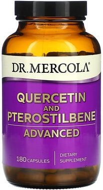 Dr. Mercola, Quercetin and Pterostilbene, Advanced, 180 Kapseln