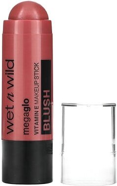 wet n wild, MegaGlo, Vitamin E Makeup Stick, Make-up-Stick mit Vitamin E, Rouge, 1115545 Johannisbeermarmelade, 6 g (0,2...