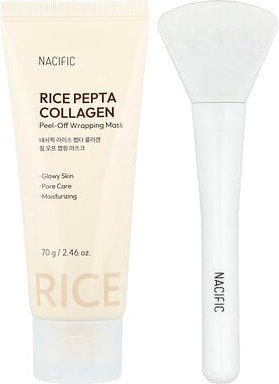 Nacific, Rice Pepta Collagen Peel-Off Wrapping Beauty Mask, Peeling-Maske, 70 g (2,46 oz.)