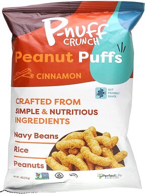 P-Nuff, Crunch, Erdnuss-Puffs, Zimt, 4 oz. (113 g)