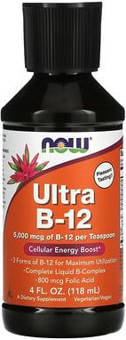 NOW Foods, Ultra B-12, 5.000 mcg, 118 ml (4 fl. oz.)