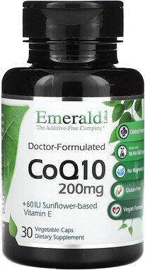 Emerald Laboratories, CoQ10, 200 mg, 30 pflanzliche Kapseln