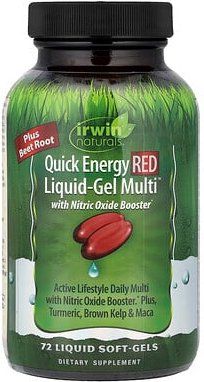 Irwin Naturals, Quick Energy Red Liquid-Gel Multi™, 72 flüssige Weichkapseln