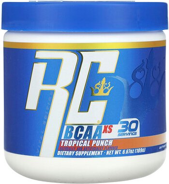 Ronnie Coleman, Vital Edition, BCAA XS, Ergänzungsmittel mit BCAAs, tropischer Punsch, 189 g (6,67 oz.)