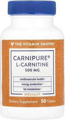 The Vitamin Shoppe, Carnipure® L-Carnitine, L-Carnitin, 500 mg, 50 Tabletten