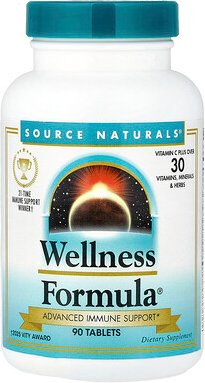 Source Naturals, Wellness Formula, Advanced Immune Support, Wellness-Formel, fortschrittliche Unterstützung des Immunsys...