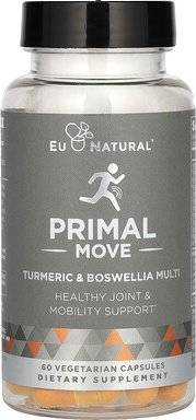 Eu Natural, Primal Move, Turmeric & Boswellia Multi, Kurkuma und Weihrauch, 60 pflanzliche Kapseln
