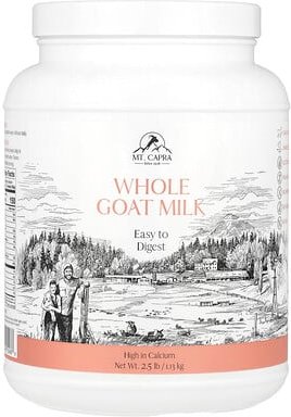 Mt. Capra, Ziegenvollmilch, 2,5 lbs. (1,13 kg)
