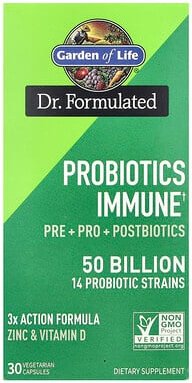 Garden of Life, Probiotics Immune, 30 pflanzliche Kapseln