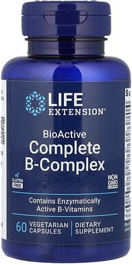 Thumbnail - Life Extension, BioActive Complete B-Complex, kompletter B-Komplex, 60 pflanzliche Kapseln