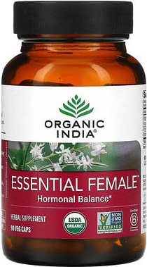 Organic India, Essential Female, Hormonal Balance, hormonelles Gleichgewicht für Frauen, 90 pflanzliche Kapseln
