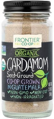 Frontier Co-op, Bio-Kardamomsamen, gemahlen, 58 g (2,08 oz.)
