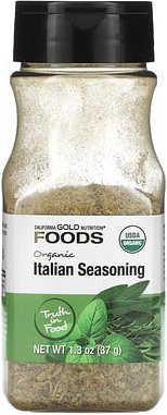 California Gold Nutrition, Foods, Organic Italian Seasoning, italienisches Bio-Gewürz, 37 g (1,3 oz.)