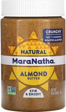 MaraNatha, Natürliche Mandelbutter, knusprig, 454 g (16 oz.)