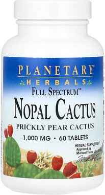 Planetary Herbals, Full Spectrum™ Nopal Kaktus, 60 Tabletten