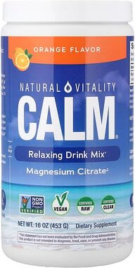 Thumbnail - Natural Vitality, CALM®, Relaxing Drink Mix, entspannende Trinkmischung, Orange, 453 g (16 oz.)
