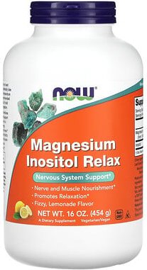 NOW Foods, Magnesium Inosit Relax, Limonade, 454 g (16 oz.)