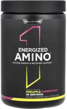 Rule One Proteins, Energized Amino, energiespendende Aminosäuren, Ananas-Passionsfrucht, 270 g (9,52 oz.)