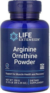 Life Extension, Arginin-Ornithin-Pulver, 150 g (5,29 oz.)