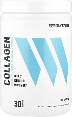 Thumbnail - Swolverine, Collagen, Unflavored, Kollagen, geschmacksneutral, 300 g (10,58 oz.)