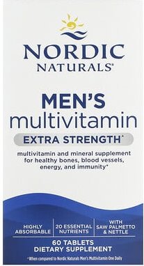 Nordic Naturals, Men's Multivitamin, Multivitamin für Männer, 60 Tabletten