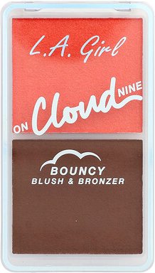 L.A. Girl, On Cloud Neun, Bouncy Blush & Bronzer, Bouncy Blush & Bronzer, GBL499 Coral Bliss, 6 g (0,21 oz.)