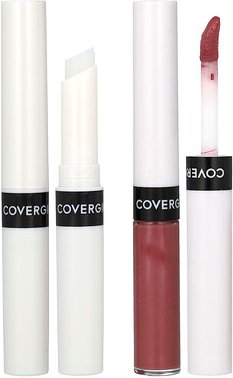Covergirl, Outlast All-Day Lip Color, 621 Natural Blush, Lippenfarbe für den ganzen Tag, 621 Natural Blush, 2-teiliges S...