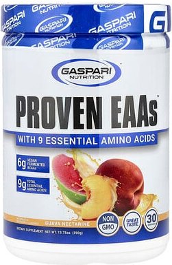 Gaspari Nutrition, Proven EAAs™ with 9 Essential Amino Acids, bewährte EAAs™ mit 9 essenziellen Aminosäuren, Guaven-Nekt...
