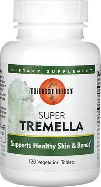 Mushroom Wisdom, Super Tremella, 120 vegetarische Tabletten