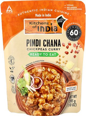 Thumbnail - Kitchens of India, Pindi Chana, Kichererbsen-Curry, mild, 285 g (10 oz.)