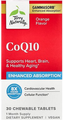Terry Naturally, CoQ10, Orange, 100 mg, 30 Kautabletten