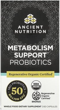 Thumbnail - Ancient Nutrition, Metabolism Support Probiotics, Probiotika zur Unterstützung des Stoffwechsels, 60 Kapseln