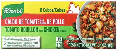 Knorr, Tomatenbouillon mit Hühnchengeschmack, 8 Würfel, 88 g (3,1 oz.)