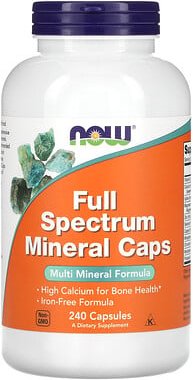 NOW Foods, Full Spectrum Mineralienkapseln, 240 Kapseln