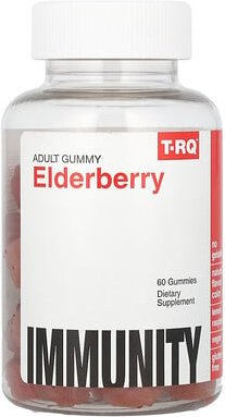Thumbnail - T-RQ, Elderberry, Immunity, Holunder, Immunität, Zitrone-Himbeere, 60 Fruchtgummis