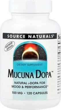 Source Naturals, Mucuna Dopa™, Ergänzungsmittel mit Mucuna Dopa, 100 mg, 120 Kapseln