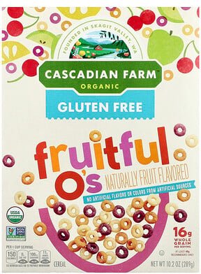 Thumbnail - Cascadian Farm, Organic Fruitful O's Müsli, 289 g (10,2 oz.)
