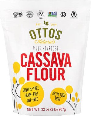 Otto's Naturals, Multi-Purpose Cassava Flour, Mehrzweck-Maniokmehl, 907 g (2 lb.)