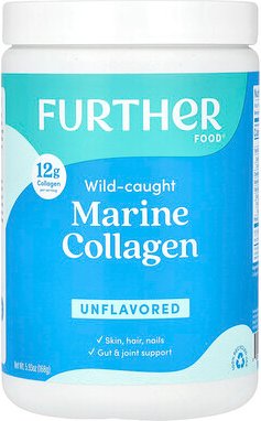 Further Food, Wild-Caught Marine Collagen, wild gefangenes Meereskollagen, geschmacksneutral, 168 g (5,93 oz.)