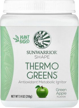 Sunwarrior, Shape, Thermo Greens™, Grüner Apfel, 210 g (7,4 oz.)