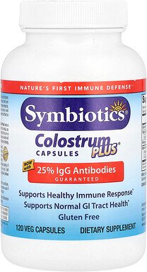 Thumbnail - Symbiotics, Colostrum Plus®, 120 pflanzliche Kapseln